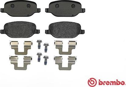 Brembo P 23 109 - Set placute frana,frana disc aaoparts.ro