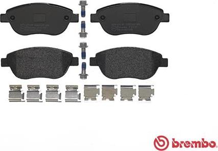 Brembo P 23 119 - Set placute frana,frana disc aaoparts.ro