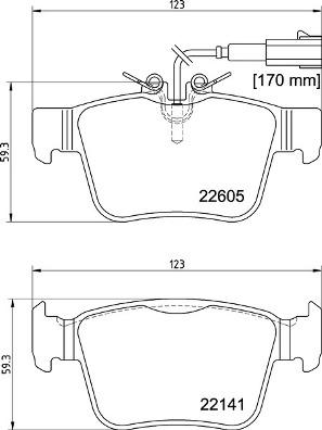 Brembo P 23 180 - Set placute frana,frana disc aaoparts.ro