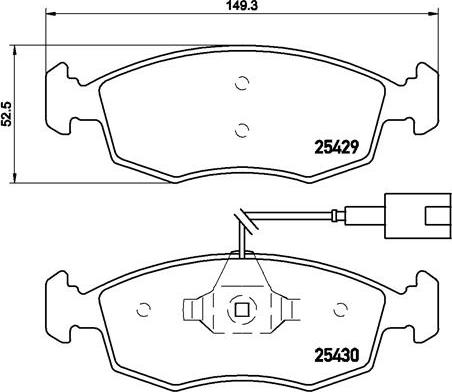 Brembo P 23 138 - Set placute frana,frana disc aaoparts.ro