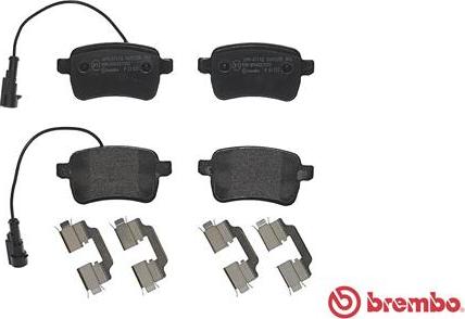 Brembo P 23 133 - Set placute frana,frana disc aaoparts.ro