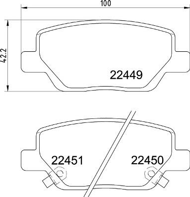 Brembo P 23 179 - Set placute frana,frana disc aaoparts.ro