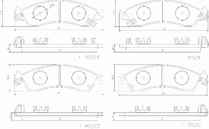 Brembo P23176N - Set placute frana,frana disc aaoparts.ro