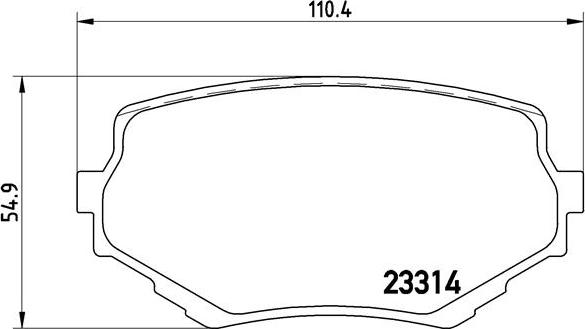 Brembo P 79 009 - Set placute frana,frana disc aaoparts.ro