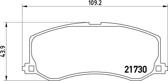 Brembo P 79 004 - Set placute frana,frana disc aaoparts.ro