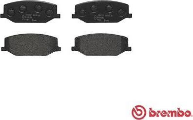 Brembo P 79 001 - Set placute frana,frana disc aaoparts.ro