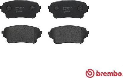 Brembo P 79 019 - Set placute frana,frana disc aaoparts.ro