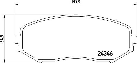 Brembo P 79 018 - Set placute frana,frana disc aaoparts.ro