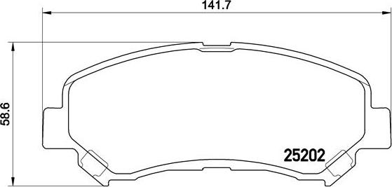 Brembo P 79 028 - Set placute frana,frana disc aaoparts.ro