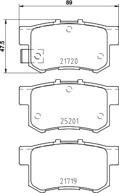 Brembo P 79 027 - Set placute frana,frana disc aaoparts.ro