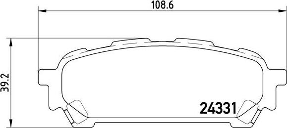 Brembo P 78 014 - Set placute frana,frana disc aaoparts.ro