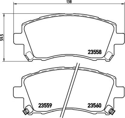Brembo P 78 010 - Set placute frana,frana disc aaoparts.ro