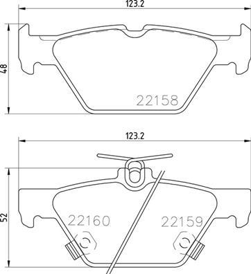 Brembo P 78 026 - Set placute frana,frana disc aaoparts.ro