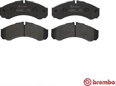 Brembo P A6 017 - Set placute frana,frana disc aaoparts.ro