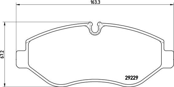 Brembo P A6 026 - Set placute frana,frana disc aaoparts.ro