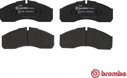 Brembo P A6 022 - Set placute frana,frana disc aaoparts.ro