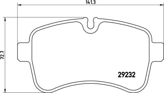 Brembo P A6 027 - Set placute frana,frana disc aaoparts.ro