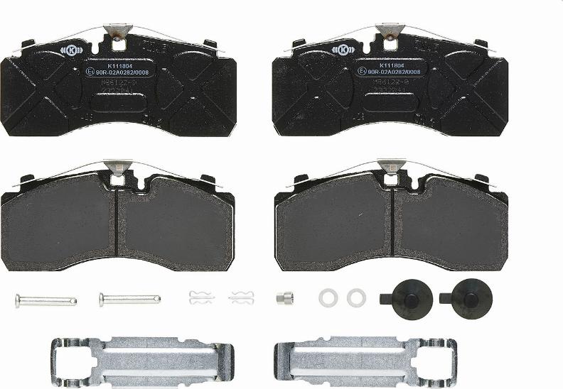 Brembo P A6 128S - Set placute frana,frana disc aaoparts.ro