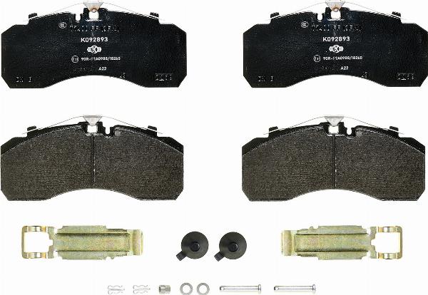 Brembo P B4 801S - Set placute frana,frana disc aaoparts.ro