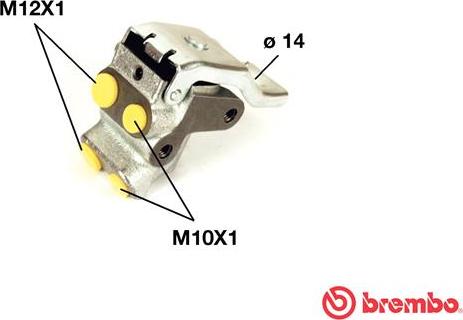 Brembo R 68 008 - Regulator putere de franare aaoparts.ro