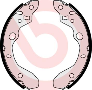 Brembo S 49 518 - Set saboti frana aaoparts.ro