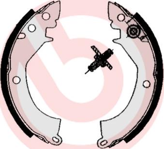 Brembo S 54 501 - Set saboti frana aaoparts.ro