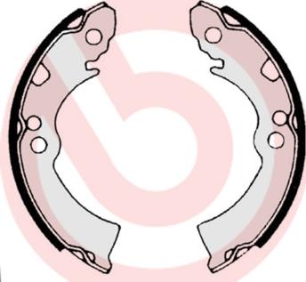 Brembo S 56 503 - Set saboti frana aaoparts.ro