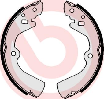 Brembo S 56 516 - Set saboti frana aaoparts.ro