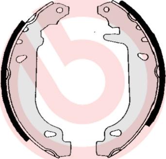 Brembo S 68 520 - Set saboti frana aaoparts.ro