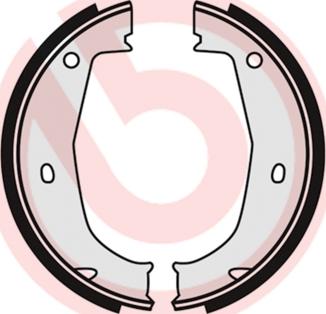 Brembo S 06 508 - Set saboti frana, frana de mana aaoparts.ro