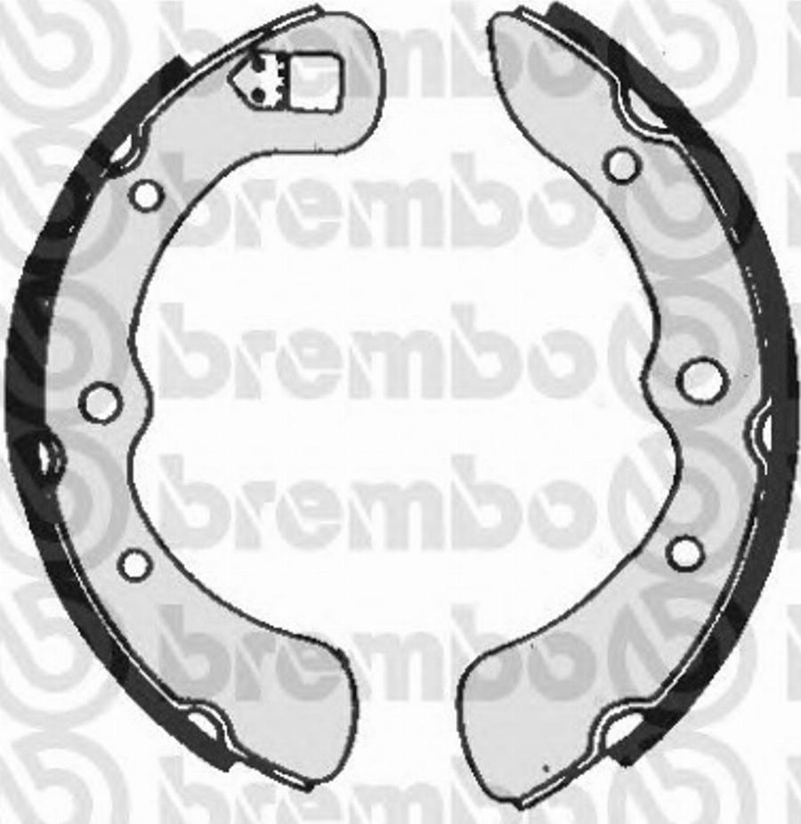 Brembo S 16 510 - Set saboti frana aaoparts.ro