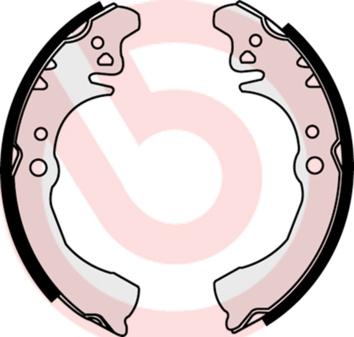 Brembo S 16 511 - Set saboti frana aaoparts.ro