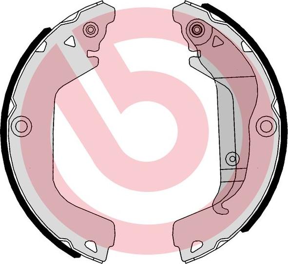 Brembo S 10 521 - Set saboti frana aaoparts.ro