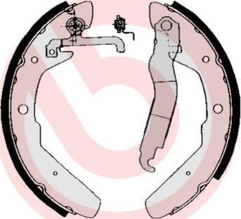 Brembo S 85 517 - Set saboti frana aaoparts.ro