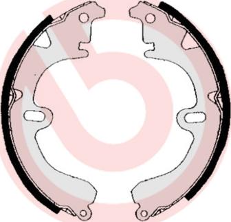 Brembo S 83 506 - Set saboti frana aaoparts.ro