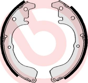 Brembo S 83 501 - Set saboti frana aaoparts.ro