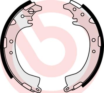 Brembo S 83 539 - Set saboti frana aaoparts.ro