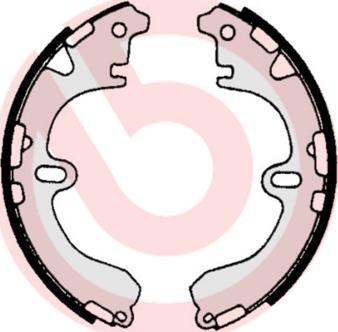 Brembo S 83 531 - Set saboti frana aaoparts.ro