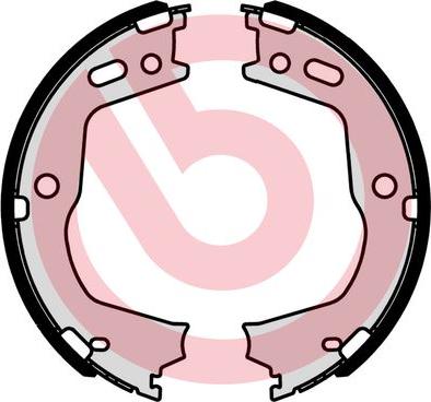 Brembo S 30 541 - Set saboti frana, frana de mana aaoparts.ro