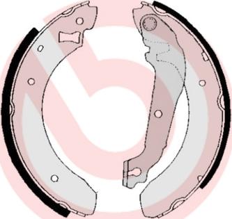 Brembo S 24 509 - Set saboti frana aaoparts.ro