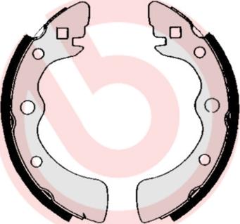 Brembo S 28 510 - Set saboti frana aaoparts.ro