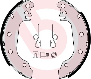 Brembo S 23 569 - Set saboti frana aaoparts.ro