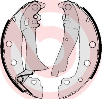 Brembo S 23 503 - Set saboti frana aaoparts.ro