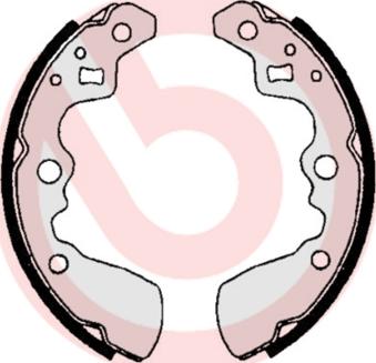 Brembo S 79 501 - Set saboti frana aaoparts.ro