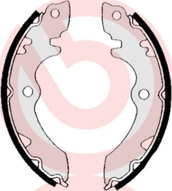 Brembo S 79 507 - Set saboti frana aaoparts.ro