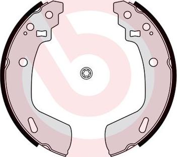 Brembo S 79 527 - Set saboti frana aaoparts.ro