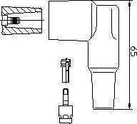 Bremi 13257/1 - Manson cauciuc,distribuitor aaoparts.ro