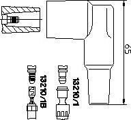 Bremi 13210/1 - Manson cauciuc,distribuitor aaoparts.ro