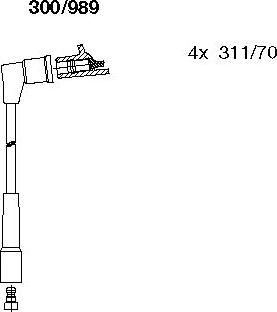 Bremi 300/989 - Set cablaj aprinder aaoparts.ro