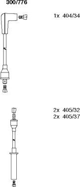 Bremi 300/776 - Set cablaj aprinder aaoparts.ro
